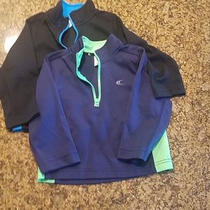 Lot of light half zip shirts